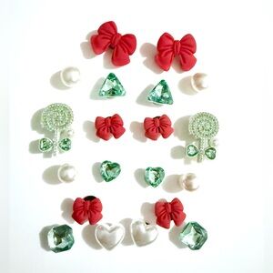 20 Christmas Bling Croc Charms Shoe Charm Jibbit Disney Croc Charms